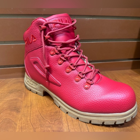 Fila Red Hiking Boots - Picture 5 of 11